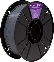 Filamento ABS Grafite 1kg Voolt3D 1.75mm - Para Impressora 3D FDM