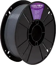 Filamento PETG Grafite 1Kg - 1.75Mm Voolt 3D Para Impressora 3D