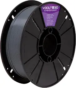 Filamento ABS Grafite 1kg Voolt3D 1.75mm - Para Impressora 3D FDM