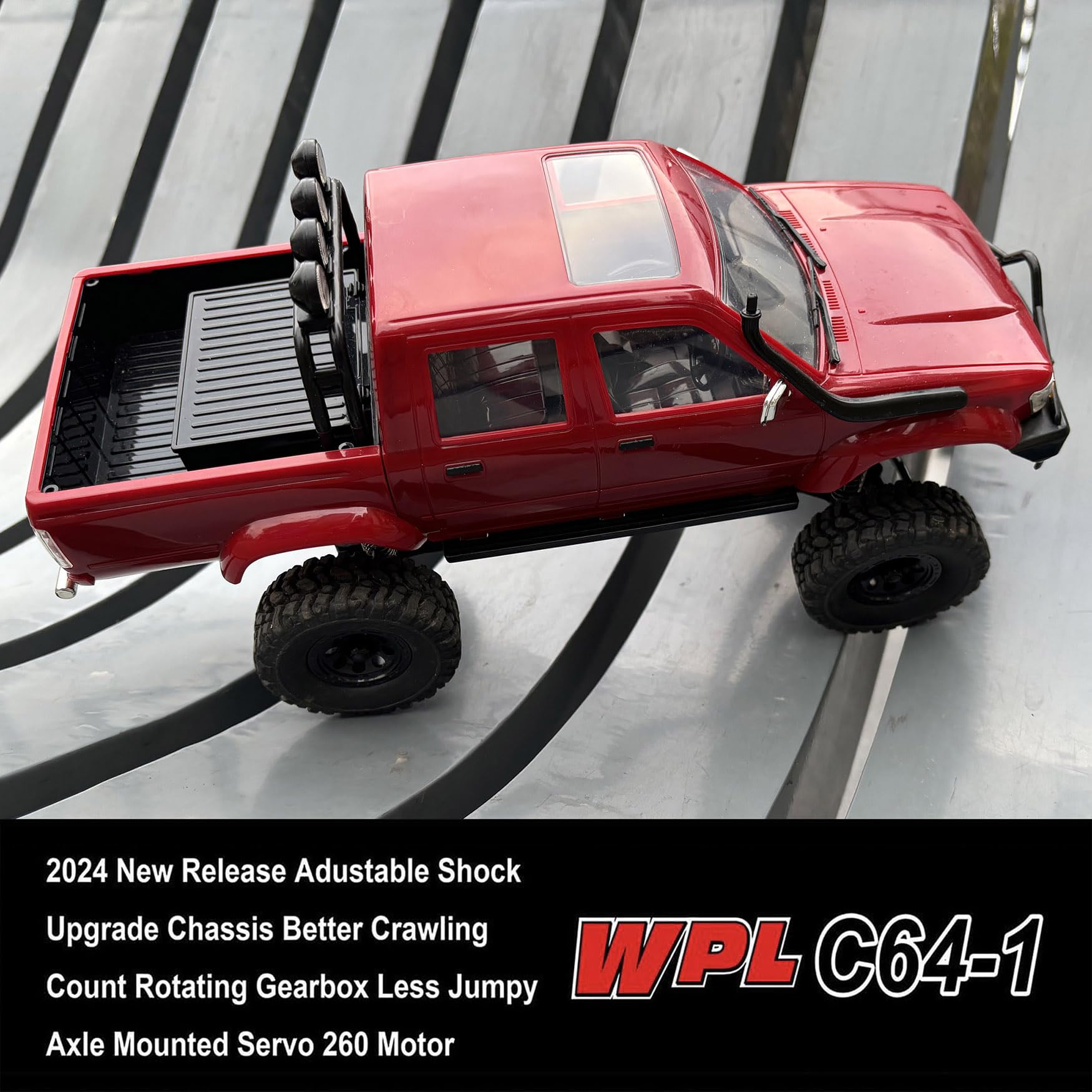 Amazon.co.jp: WPLDEWAN 1/16 RCクローラー WPL C64-1 リモート