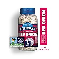 Vista 6 de Litehouse Cebolla roja liofilizada – Sustituto de cebolla roja fresca, tarro igual a 2 cebollas rojas frescas, orgánicas, condimentos de cebolla