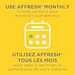 Affresh Lave-vaisselle nettoyant, aide l'alimentation loin odorant Causing Bactérie, Limescale, Dépôts minéraux & Pompe intérieure Grime, Tub & Des os, 6 Comprimés 6 Mois d'approvisionnement