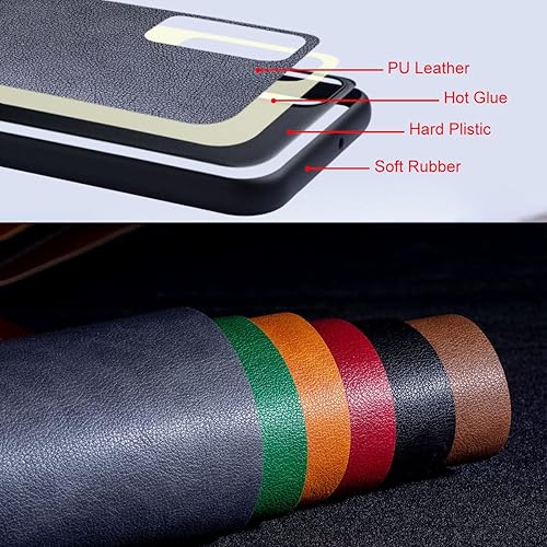 Miniatura 4 de AIORIA para Xiaomi Poco X3 NFC Case, 6.67 pulgadas Poco X3 pro caso Premium PU cuero cubierta del teléfono diseño retro Funda protectora completa