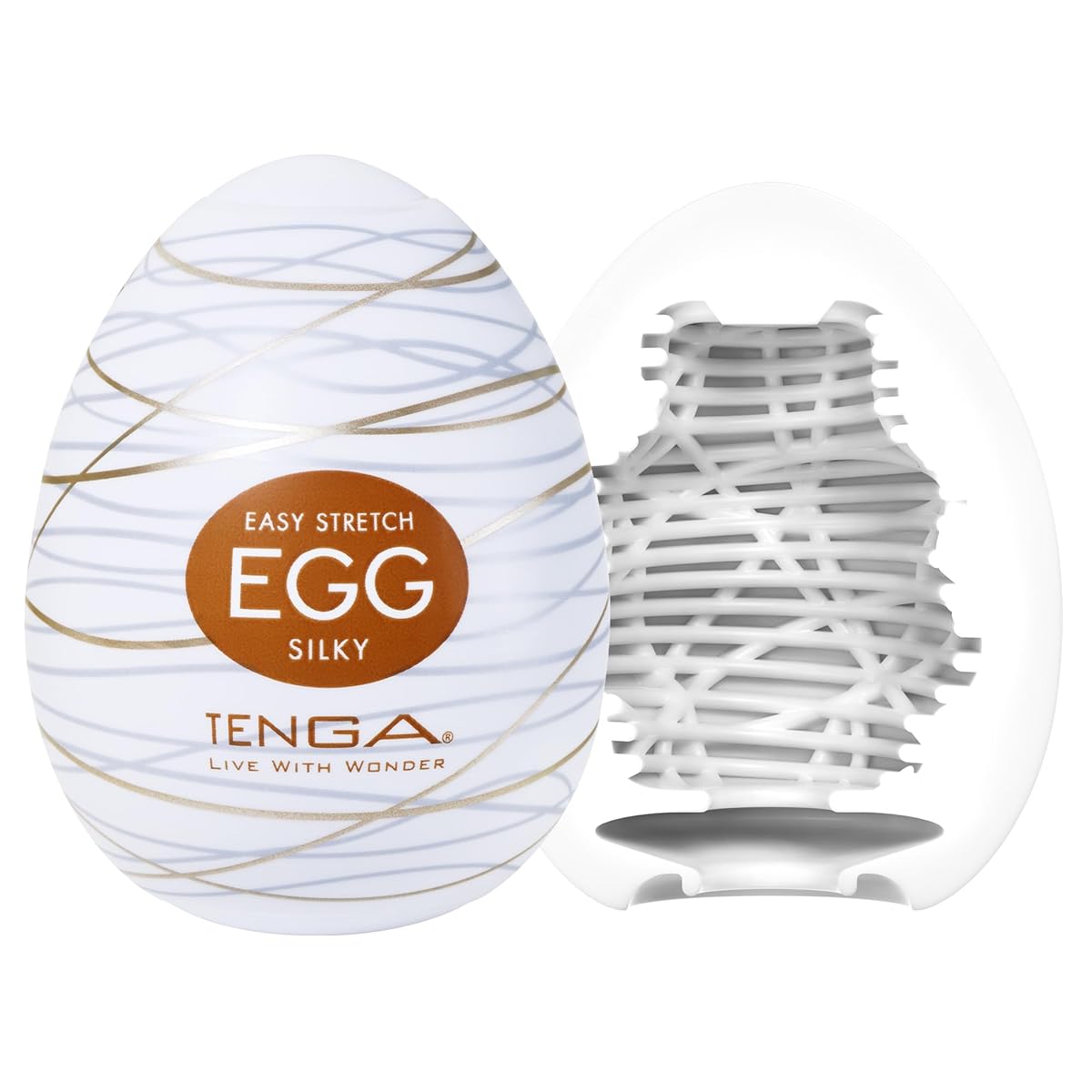 TENGA テンガ エッグ シルキー サイズフリー 男女兼用 使い捨て ローション付き