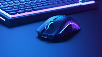 Glorious Model O RGB Minus Kablosuz BAMF Sensörlü 19000 DPI 65 gram Gaming Mouse Mat Siyah