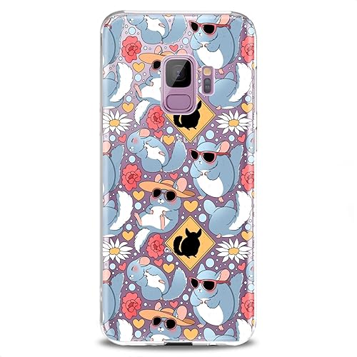 Miniatura 7 de Funda compatible con Samsung A91, A54, A52, A51, A50, A20, A11, A12, A13, A14, A03s, A02s, flexible, transparente, diseño de silicona animal, diseño