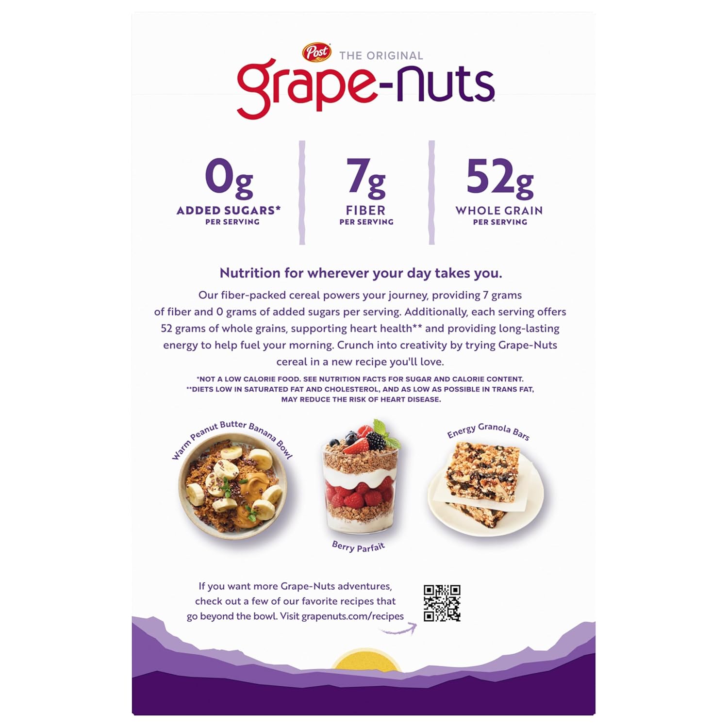 Grape-Nuts Original Breakfast Cereal, Crunchy Whole Grain Wheat and Barley Cereal, Non-GMO Project Verified, 29 OZ Box (Pack of 10)