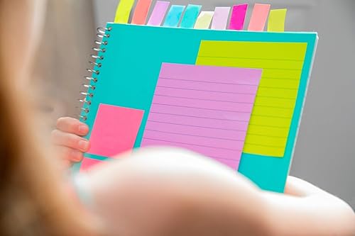 Miniatura 4 de Post-it Notas, 3 x 3 pulgadas, 6 blocs de notas adhesivas favoritas de Estados Unidos, colección Poptimist, colores brillantes (magenta, rosa, azul,