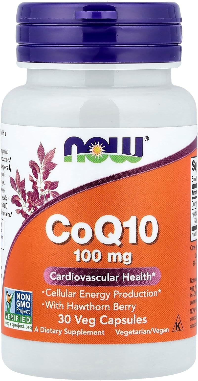 CoQ10 100 Mg Cardiovascular Health Capsules - 30 Veg Capsules