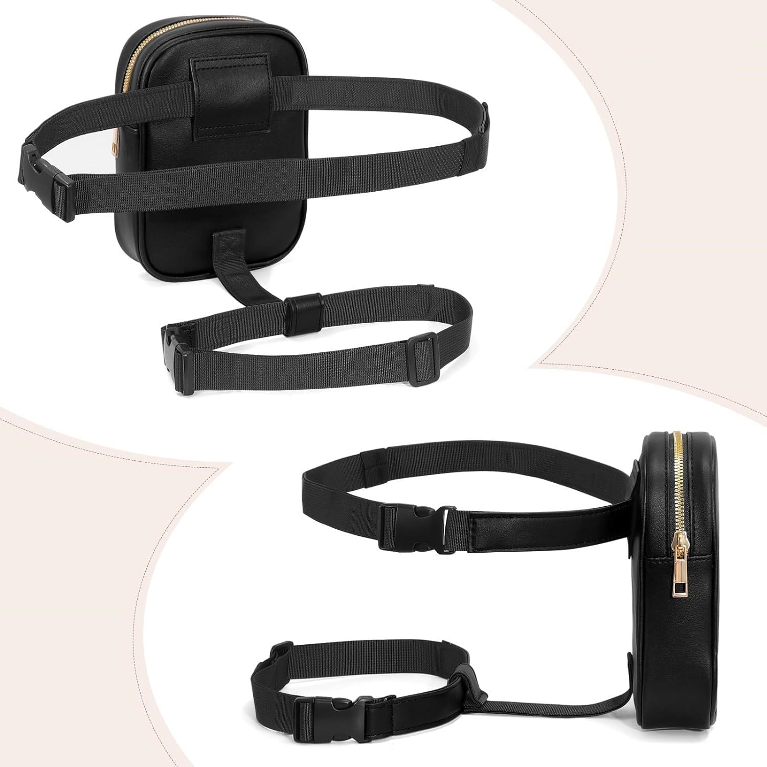 AYNEFY Thigh Harness Leg Purse, Leg Harness Bag Easy Installation Waterproof Portable Durable PU Leather for Outdoor - Image 9