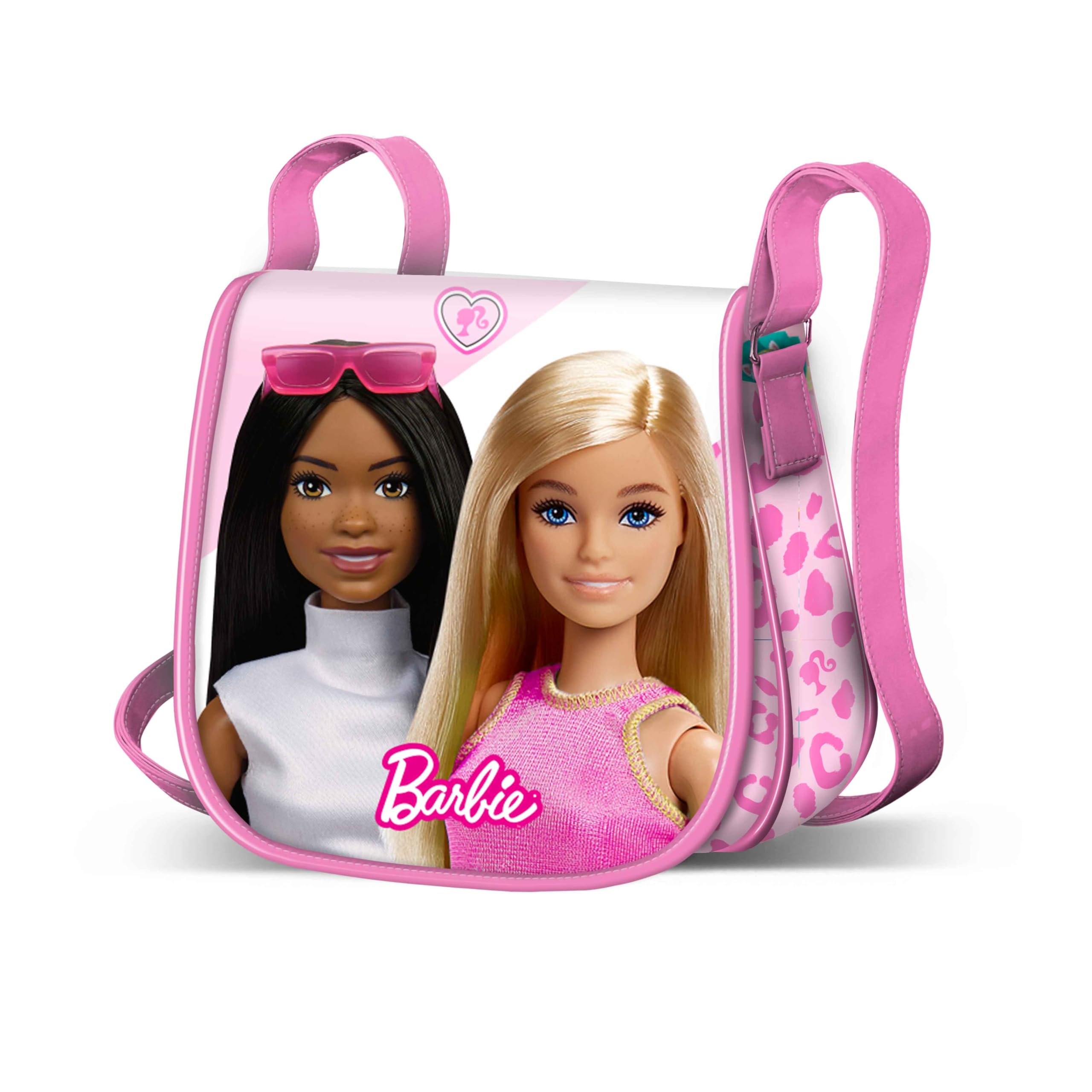 Barbie Fashion-Sac à Bandoulière Muffin Mini, Rose, 16,5 x 16,5 cm