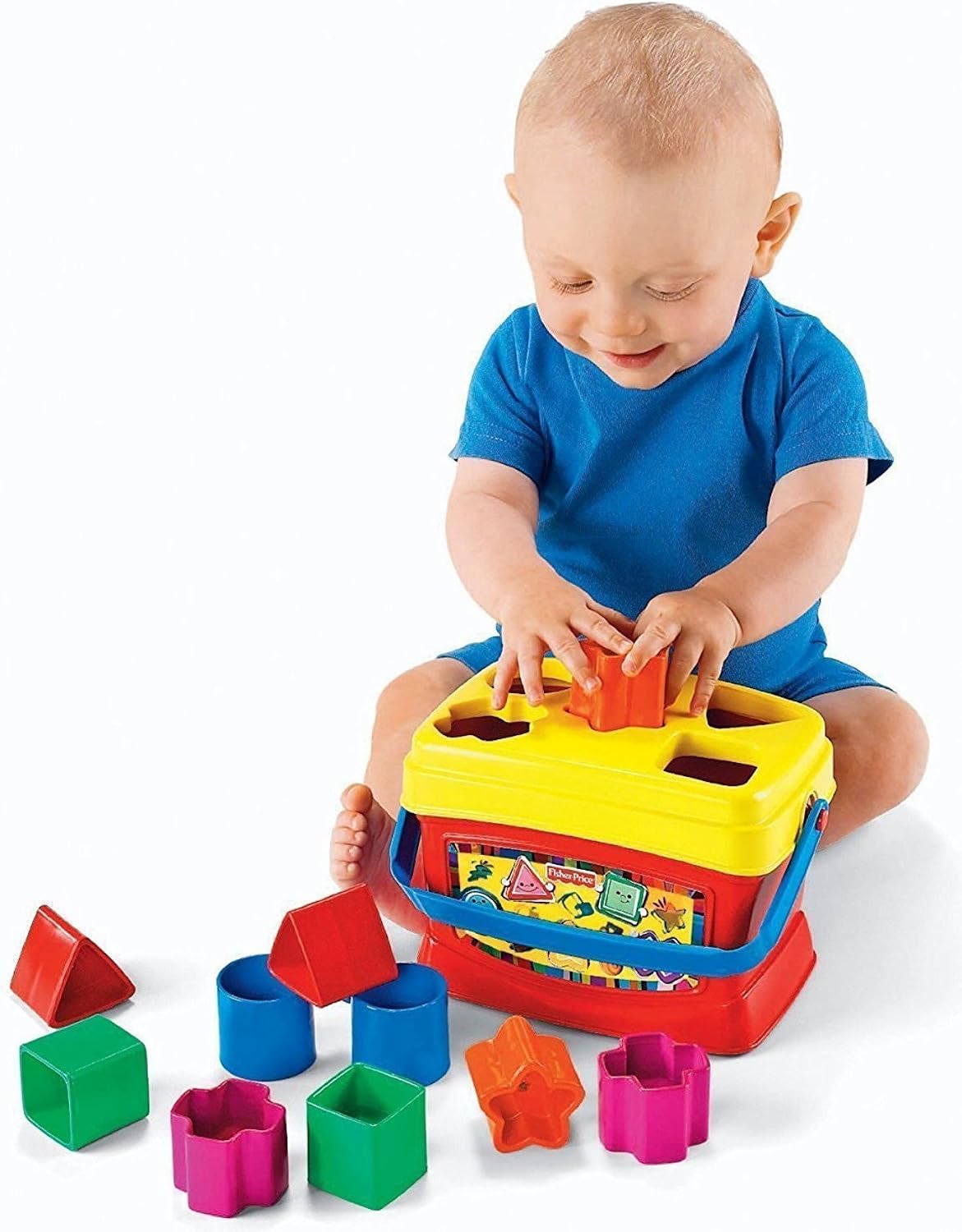 Fisher-Price Rock-a-Stack and Baby's 1st Blocks Bundle