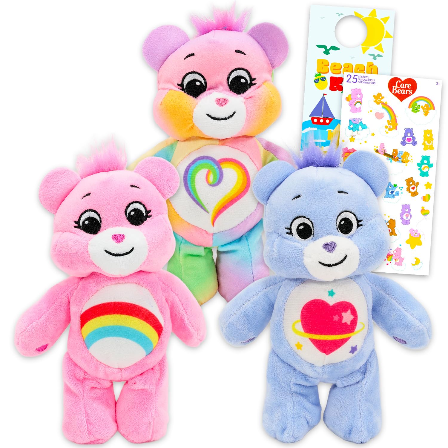 DanDee × Care Bears ケアベア コラボぬいぐるみ 全3種セット Care Bears ケアベア × ILLIT ぬいぐるみ(スウィートメッセージベア