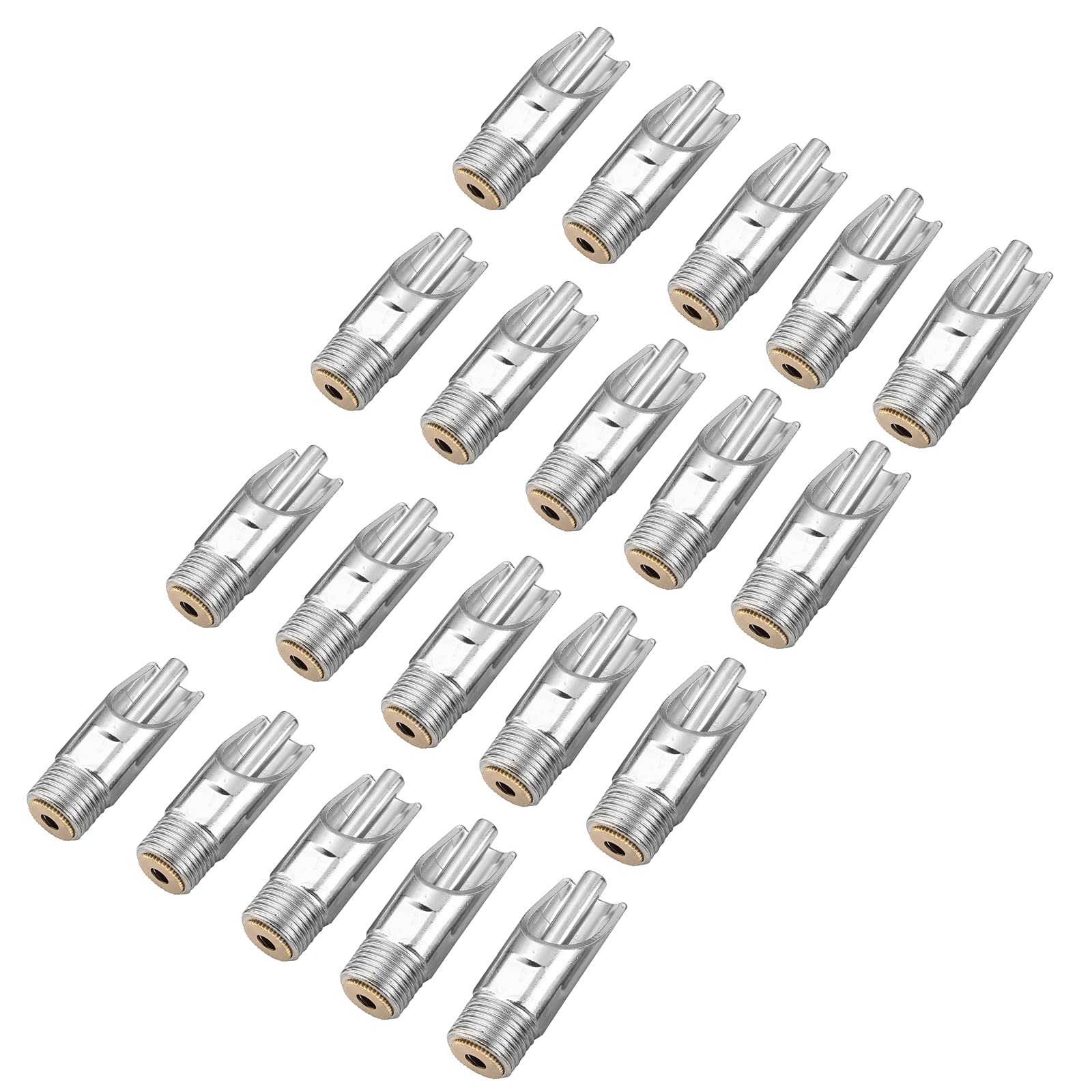 MAOPINERStainless Steel Automatic Pig Water Drinker Feeders for Piglets and Other Small Animals Farm Animal Supplies - NPT 1/2" (20)