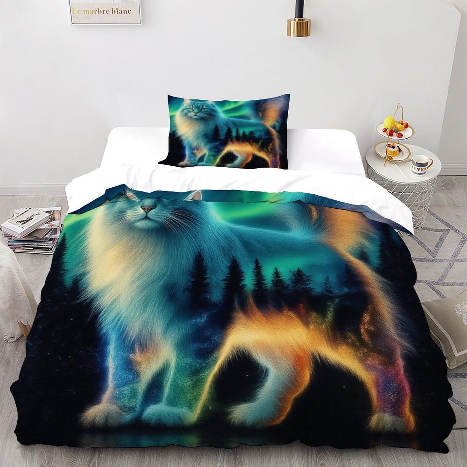 Parure de couette dreamy forest imprimé animalier single