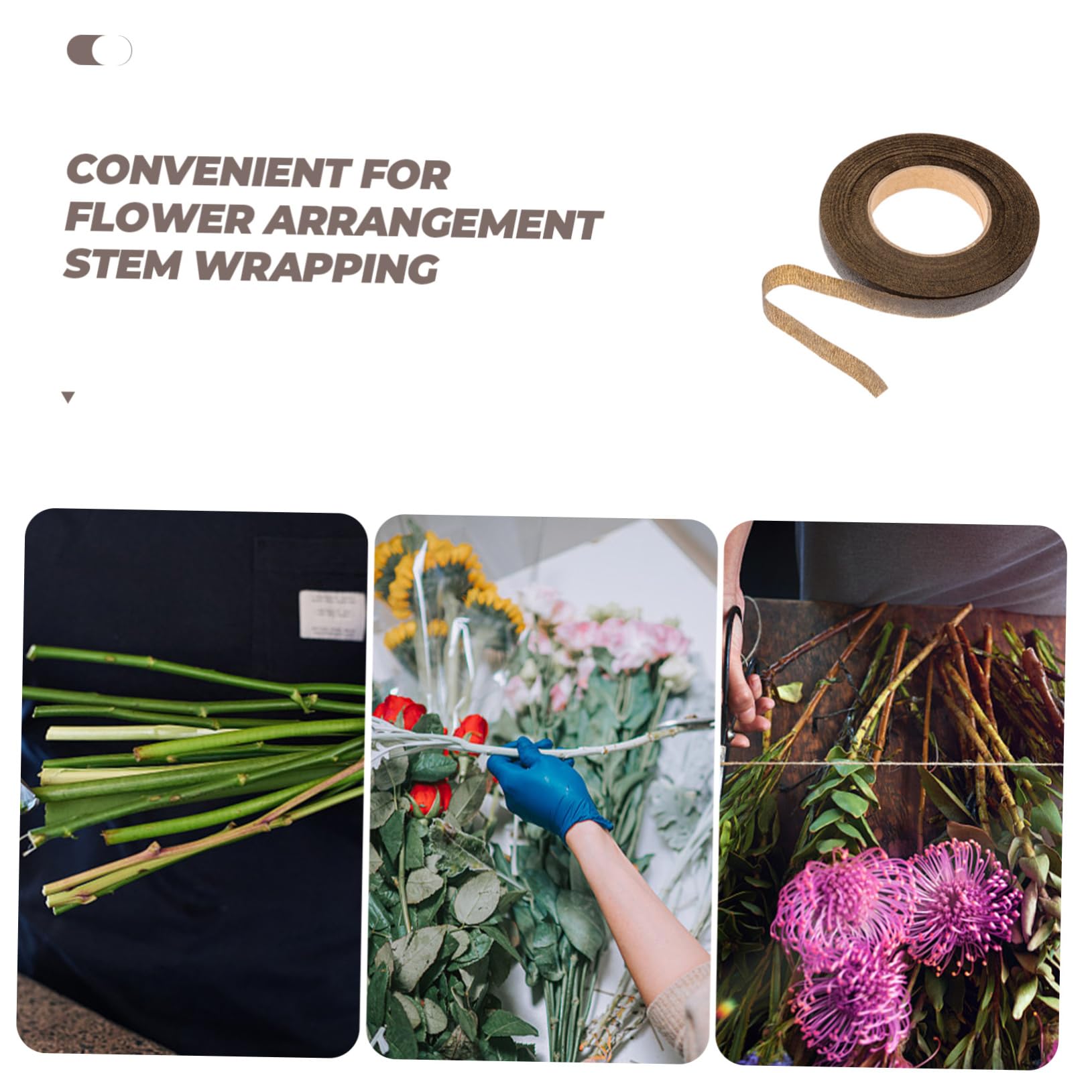 12rollen Blumenwickelband Für Floristen Blumenbandrolle Aus Krepppapier Robustes Wickelband Für Blumenstiele Und Arrangements