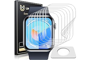 UniqueMe 8 Pack for Apple Watch Series Anti-Scratch Protection