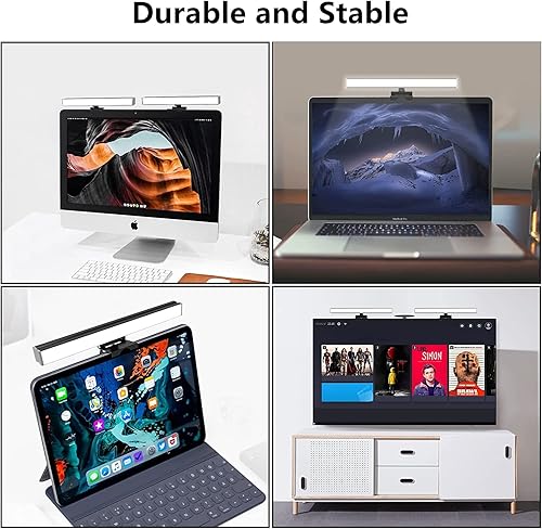 Miniatura 6 de Iluminación de videoconferencia LED para cámara web, luces de transmisión para computadora portátil, luz para videoconferencia, iluminación de zoom