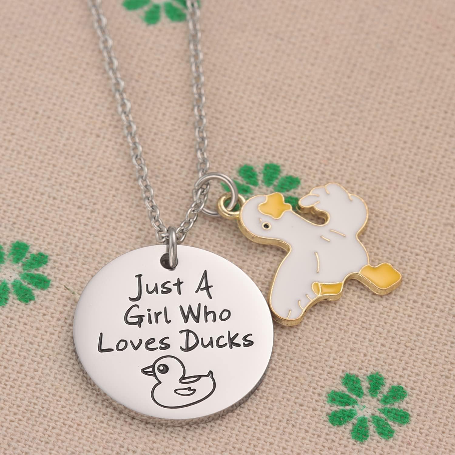 Duck Gift For Women Necklace Teens Funny Ducks Charm Themed Things Duck Necklace - Image 5