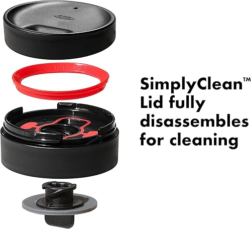 Miniatura 2 de OXO Cafetera de 8 tazas, taza térmica de acero inoxidable de 16 onzas con tapa SimplyClean