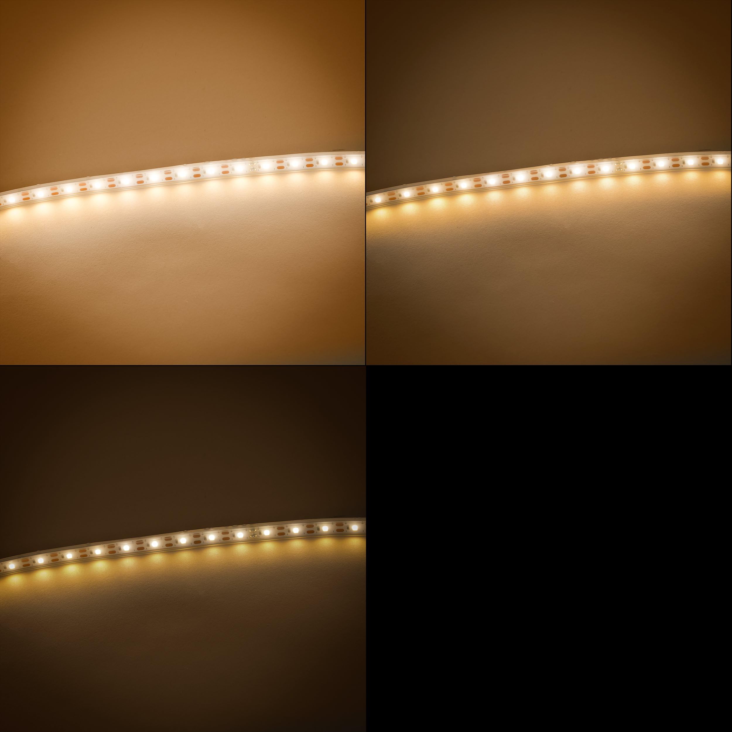Esotec Solar LED Lichtband warmweiß, LED-Stripes, 5m, 300 LEDs, Akku, Solarmodul, Erdspieß, Gartenlicht, Lichtschlauch, Weihnachtsbeleuchtung, warmweiß, 3000K, IP54, außen, wetterfest, 102710