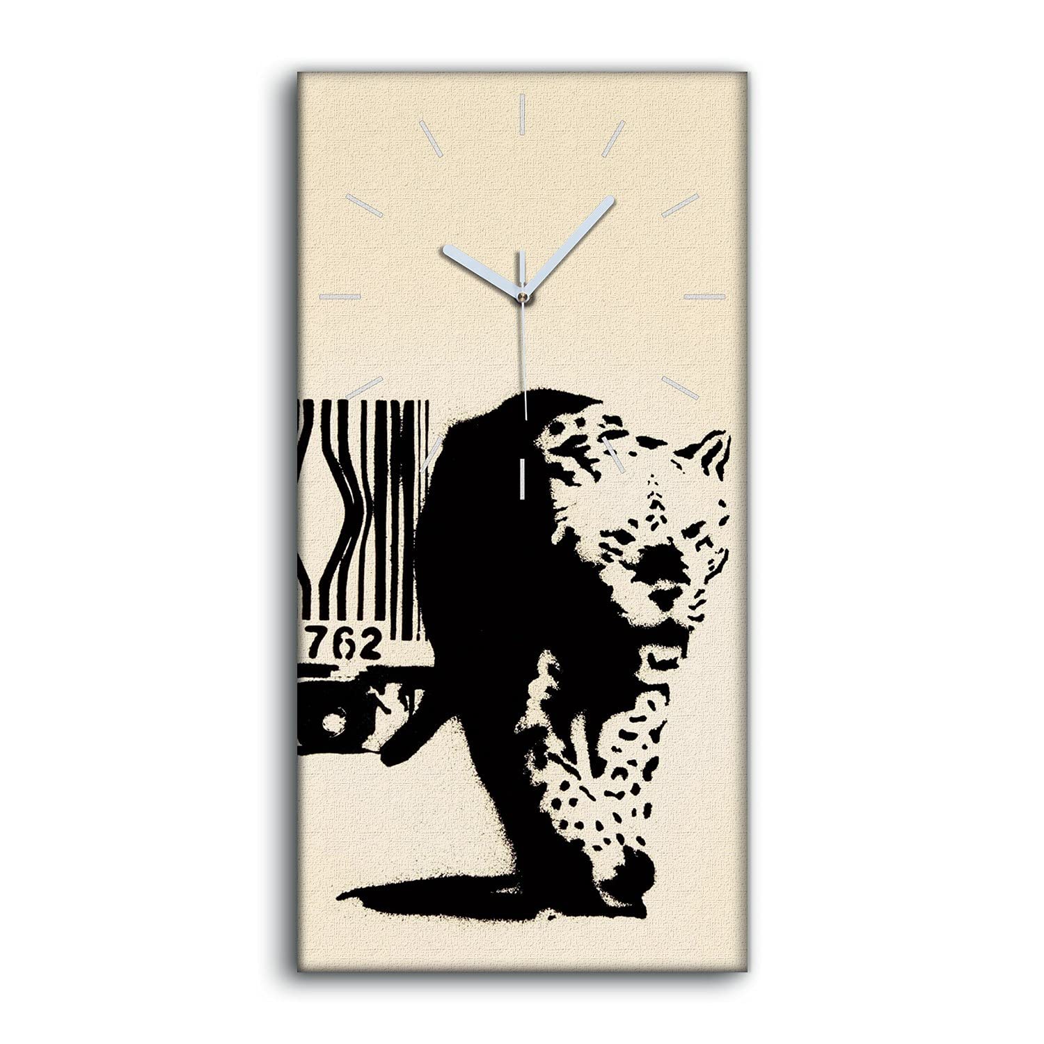 Horloge sur toile sans bruit résout le tic-tac pour une décoration calme