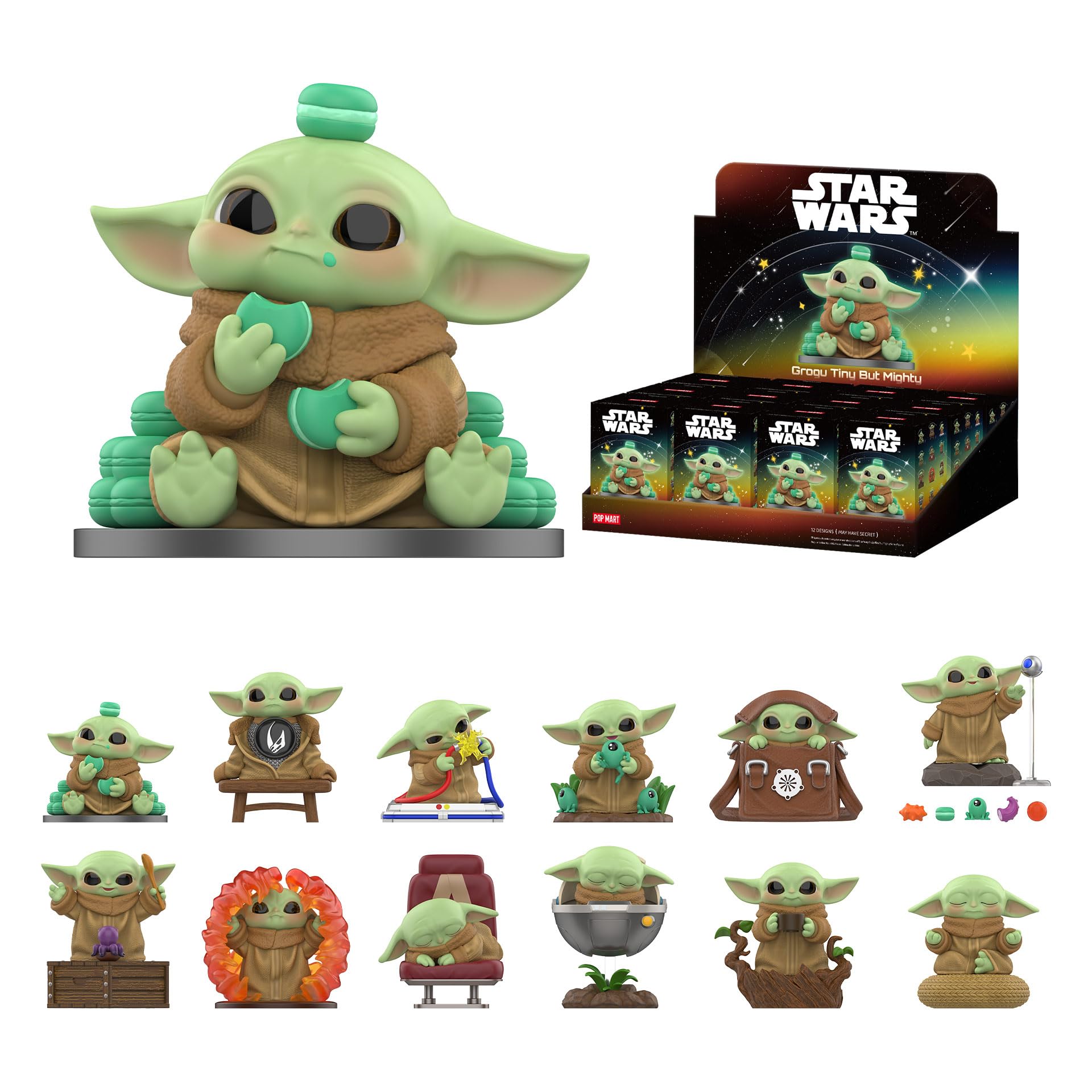 Amazon.com: POP MART Star Wars Grogu Tiny But Mighty Series