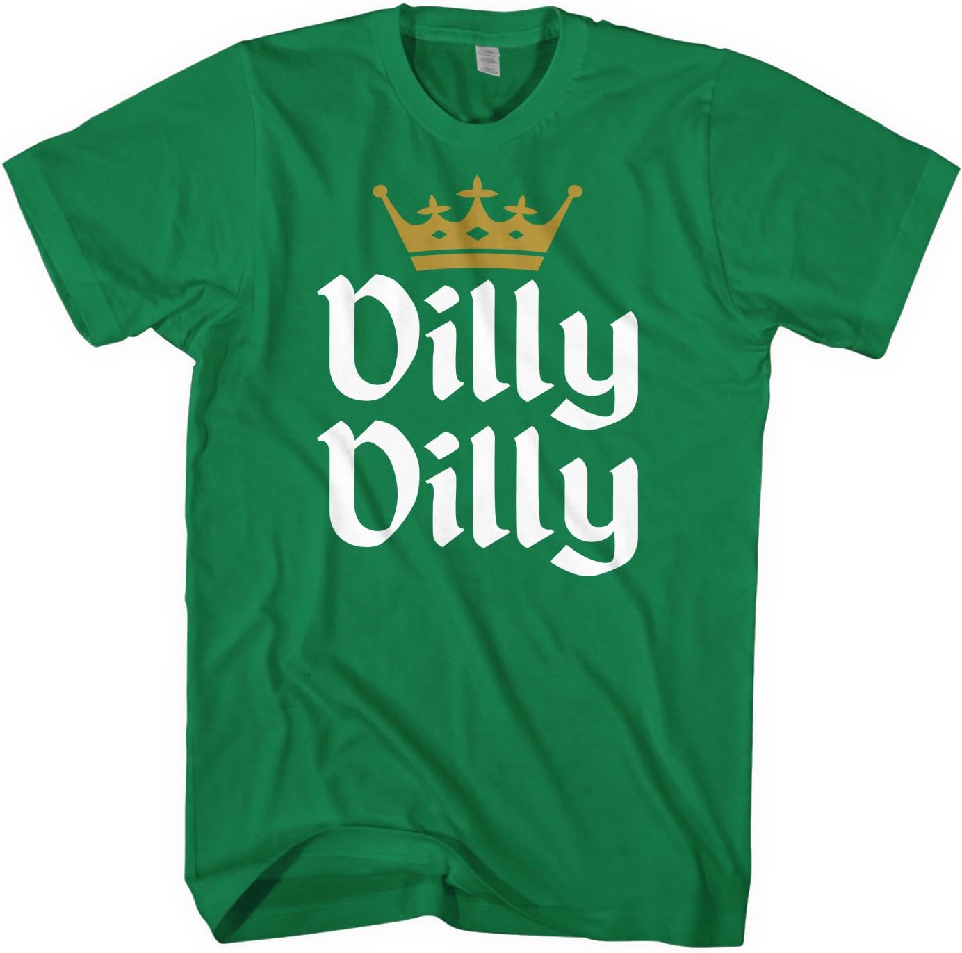 Mixtbrand Men's Dilly Dilly Gold Crown T-Shirt M Kelly