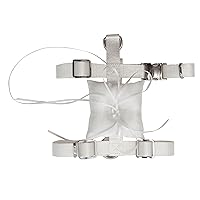 Croci Ceremony - Pettorina per cani porta fedi, Pettorina ad H con Cuscino Porta Fedi