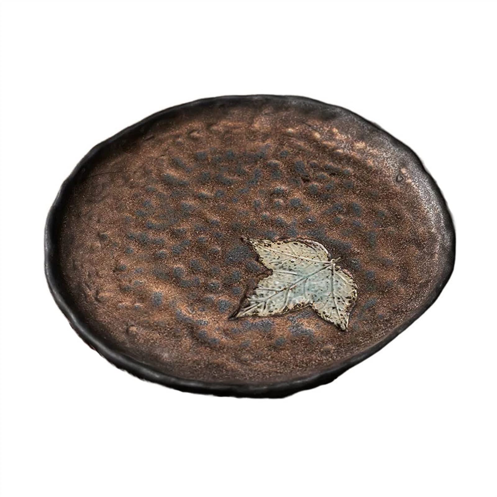 Tace Vintage szorstka taca ceramiczna Zen Home serwisowa zestaw do herbaty restauracyjna Tace do serwowania