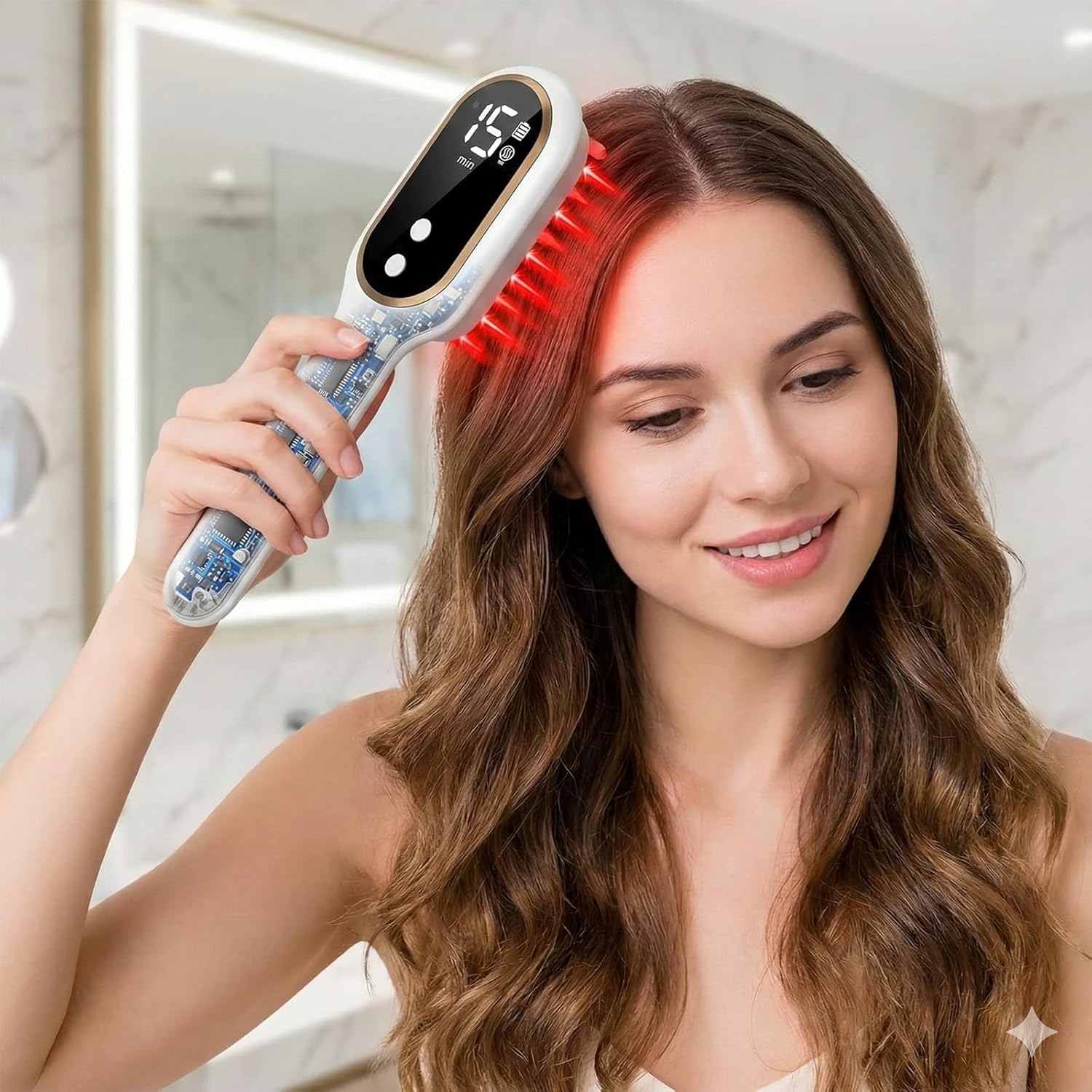 Electric Scalp Massager for Relaxation and Head Massage, Rechargeable Handheld Vibrating Massager for Stress Relief, Home Spa, Hair Care