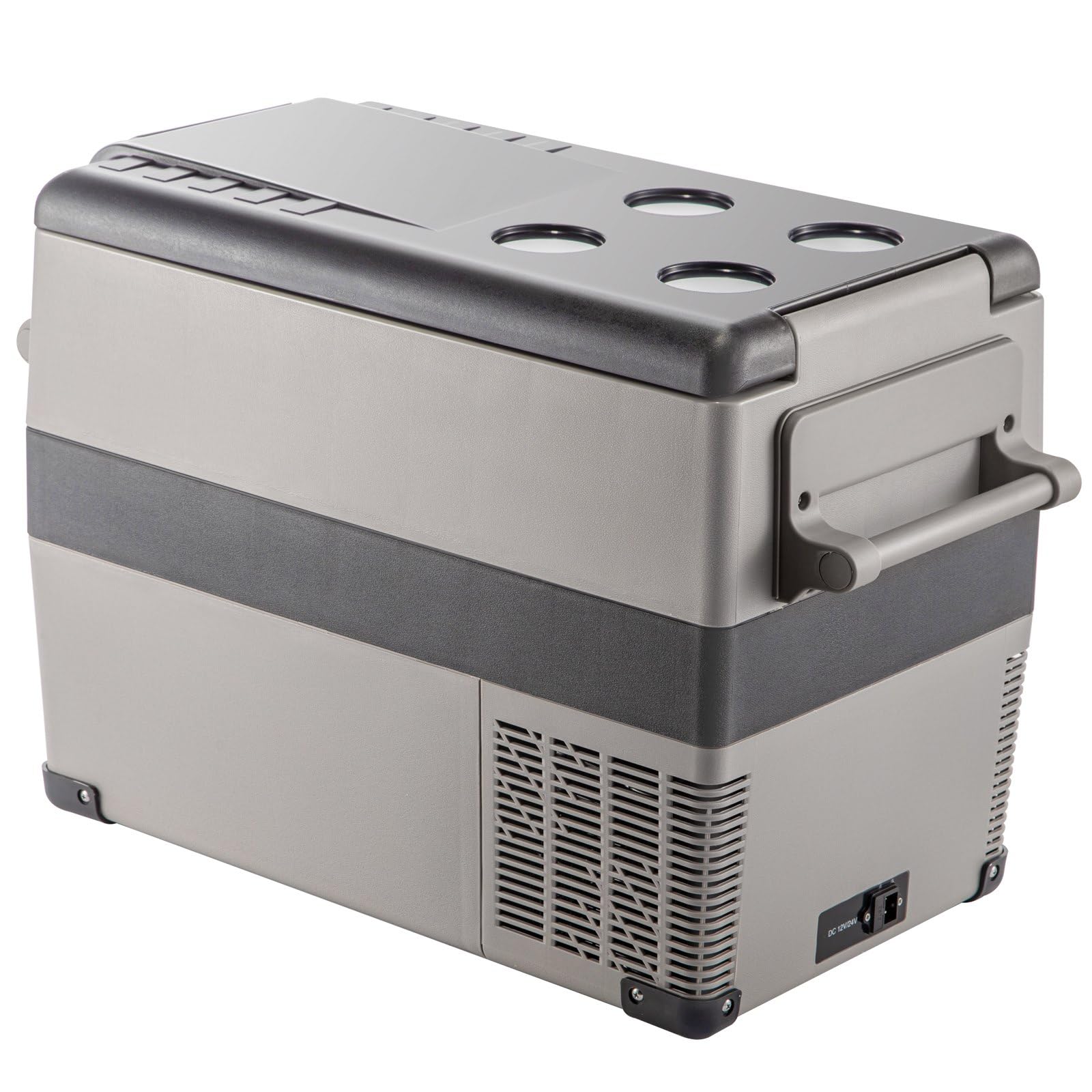 45L lodówka z kompresorem, lodówka samochodowa z kompresorem sterowana przez aplikację, 12V/240V lodówka -20 ℃ do 20 ℃, przenośna lodówka do samochodu, ciężarówki, łodzi, kampera, na kemping