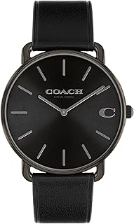 [COACH]腕時計 メンズ ELLIOT 黒文字盤 レザーベルト 14602719[正規品]