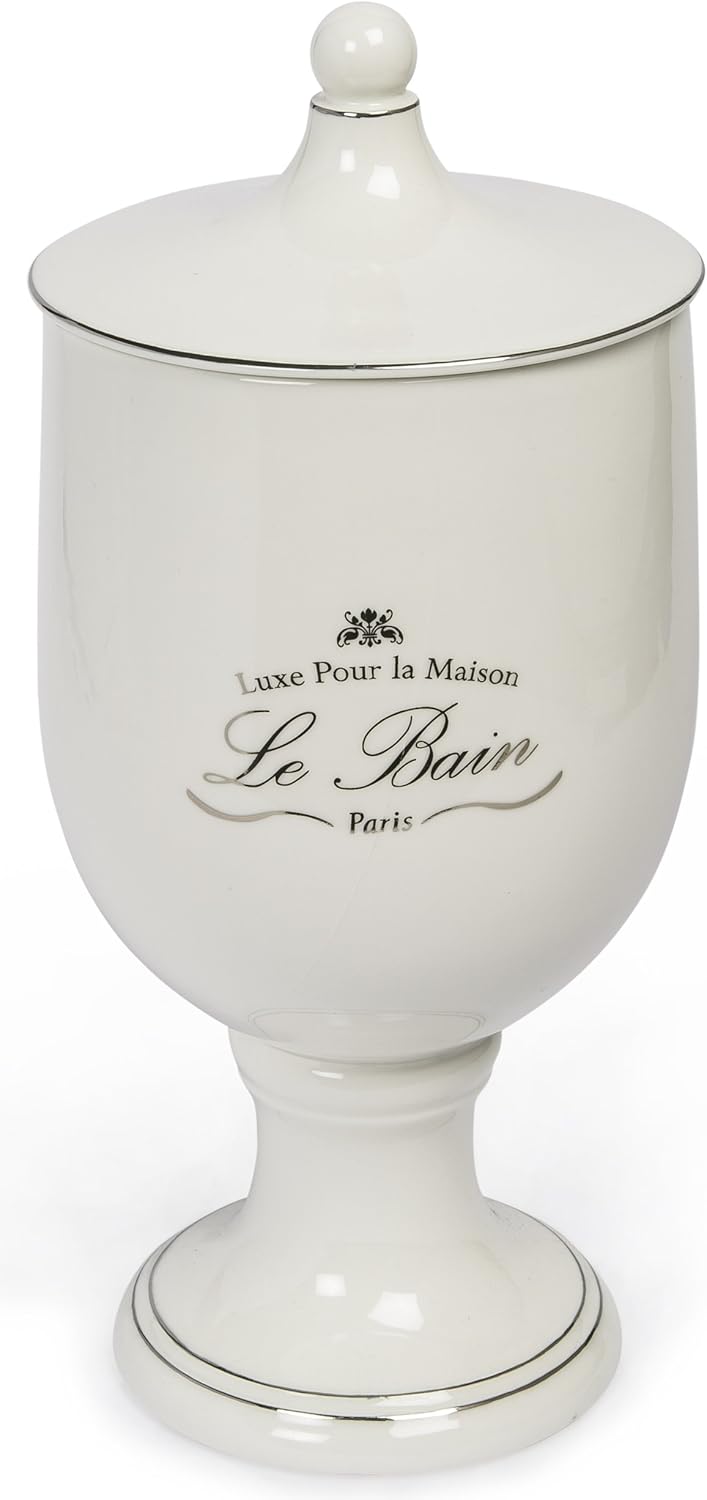 Kassatex Le Bain Collection Bathroom Accessories - Large Canister