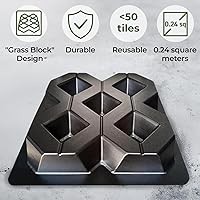 Vista 6 de Concrete Grass Pavers Breeze Block Paving Bricks Mold ABS 2mm Parking - Plastic Mold