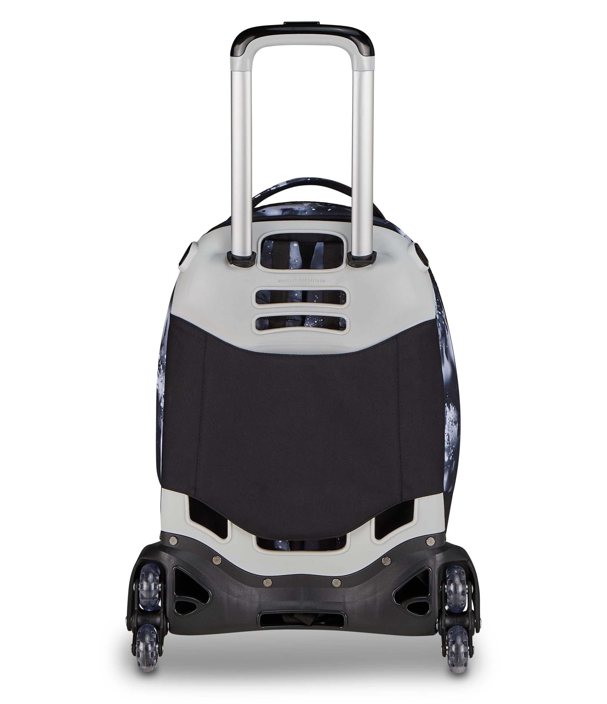 Seven Trolley Scuola Jack 8 Ruote Detach BUZZY NOTE BOY, Multicolor, 43 L, Scomponibile, Zainetto staccabile, 4 in 1, Cross-over System, Multifunzione, Scuola elementare e media, Bambini, Ragazzi