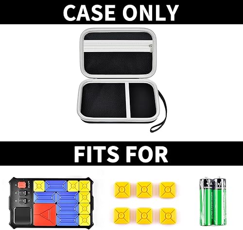Miniatura 2 de casmilee Case Compatible with Giiker Super Slide Brain Games, Brain Teaser Puzzles Organizer Storage Bag, Flow Slider Puzzle Game Holder (Black)