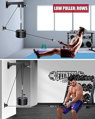 Corde Triceps - Fixation de câble de corde, 2 cordes de