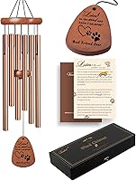 Vista 8 de Campanillas de viento de condolencias de mascotas de 28 pulgadas, regalos conmemorativos para perros por pérdida de perro, pérdida de mascota