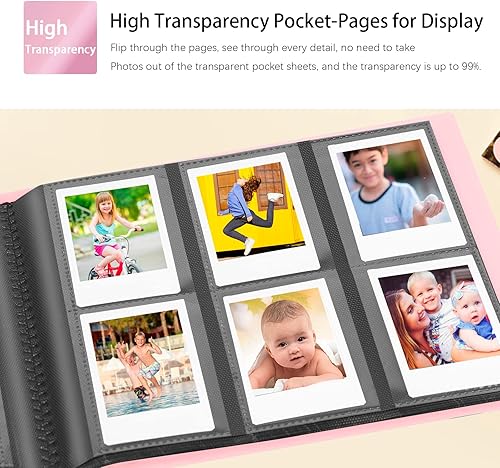 Miniatura 5 de Álbum de fotos Instax, paquete de 2 álbumes para cámara Fujifilm Instax Mini, cámara instantánea Polaroid Snap PIC-300 Z2300, álbum de fotos de 2 x