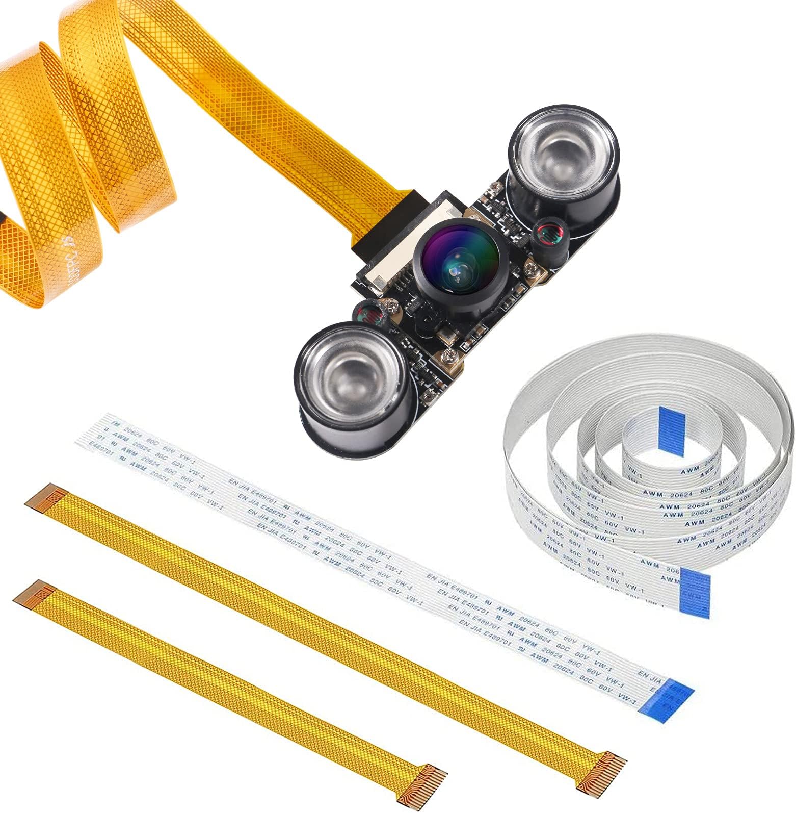 Amazon.com: Raspberry Pi 4 Camera Fisheye Wide Angle 5MP 1080p Night ...