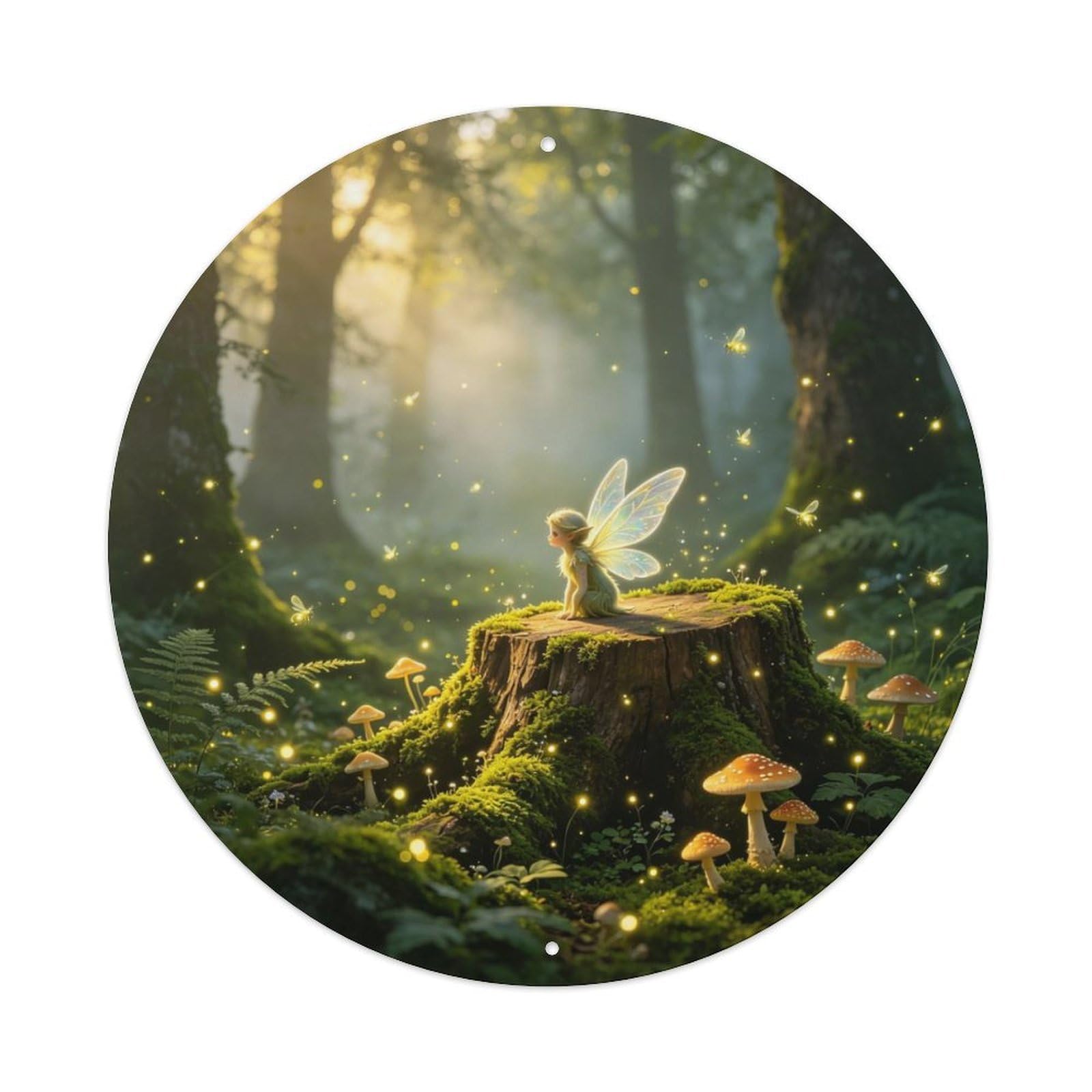 Forest Whisper Metal Tin Sign Plaque