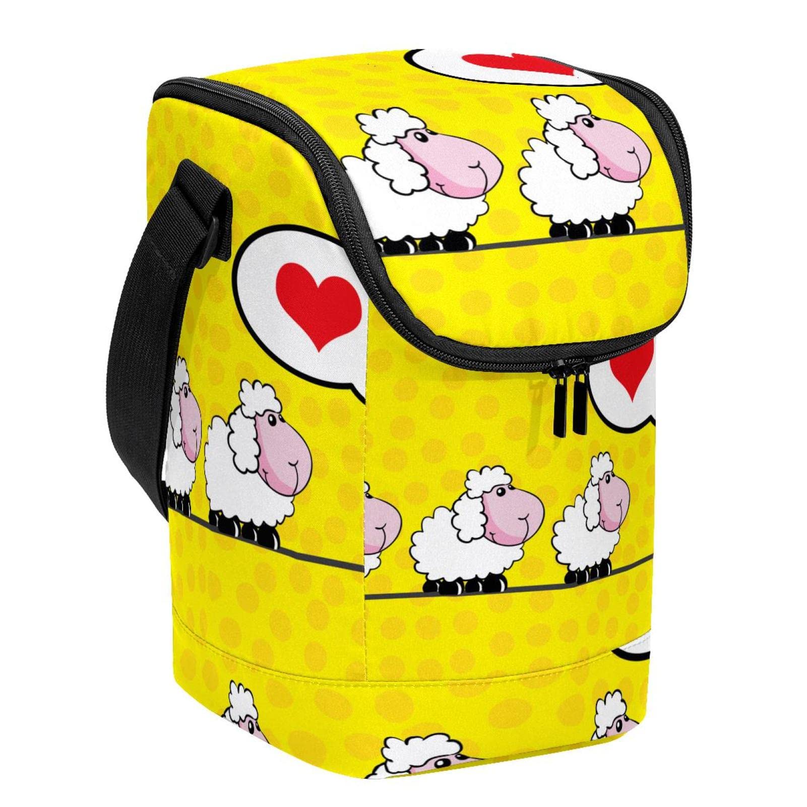 Lonchera para el trabajo térmica con diseño de oveja tierno impermeable
