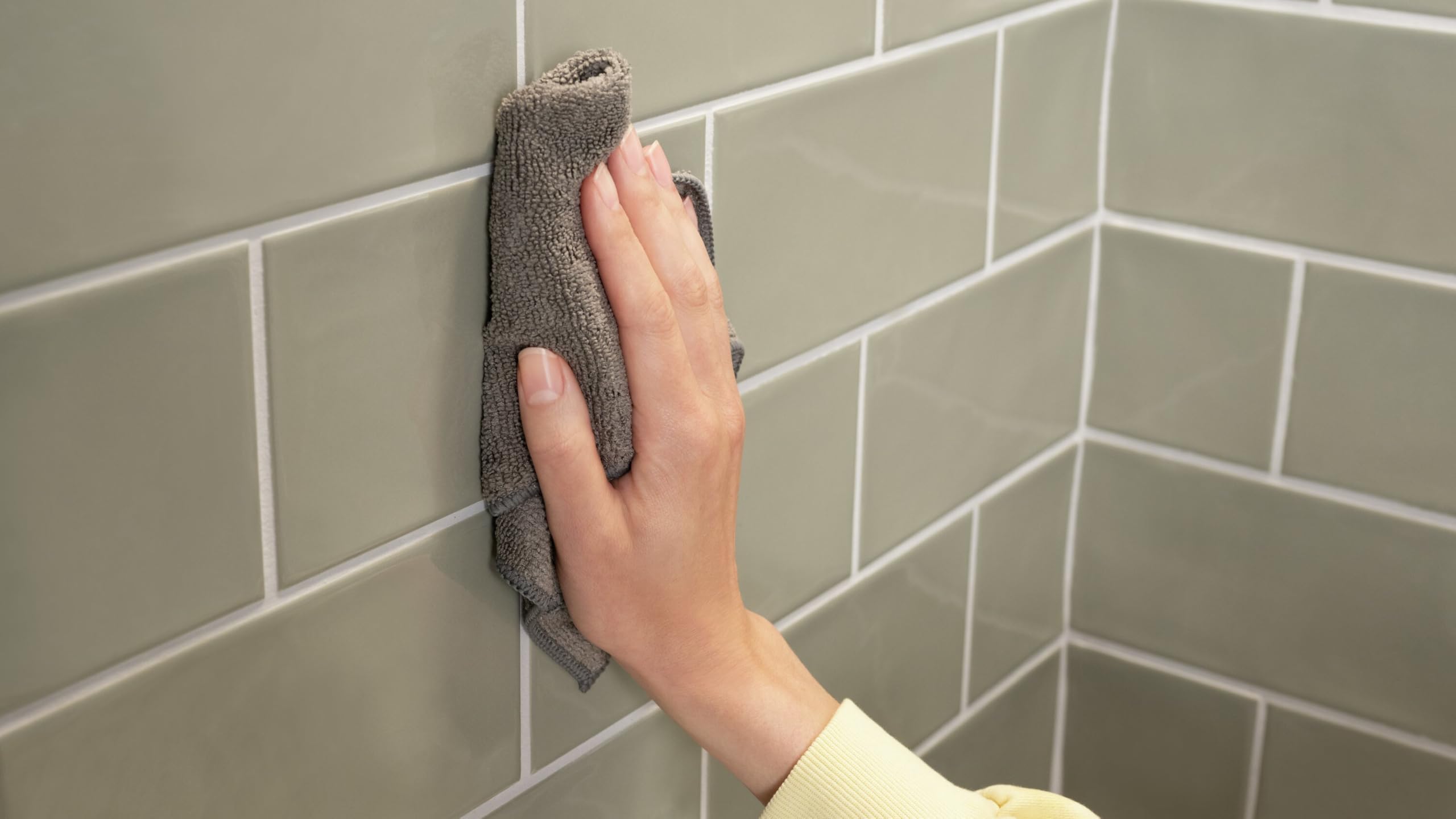 tesa Aluxx Black Corner Shower Shelf for Wall Mounting No Drilling Black Matt Single Tier for Industrial Style — view 5