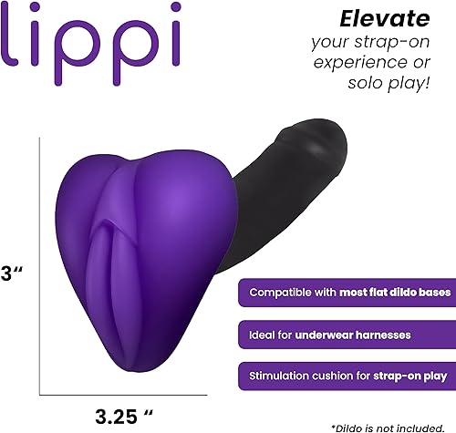 Miniatura 3 de Lippi by bananapants - Cojín de estimulación con base de consolador, Stroker y consolador bellamente elaborado. Juguete de silicona deliciosamente