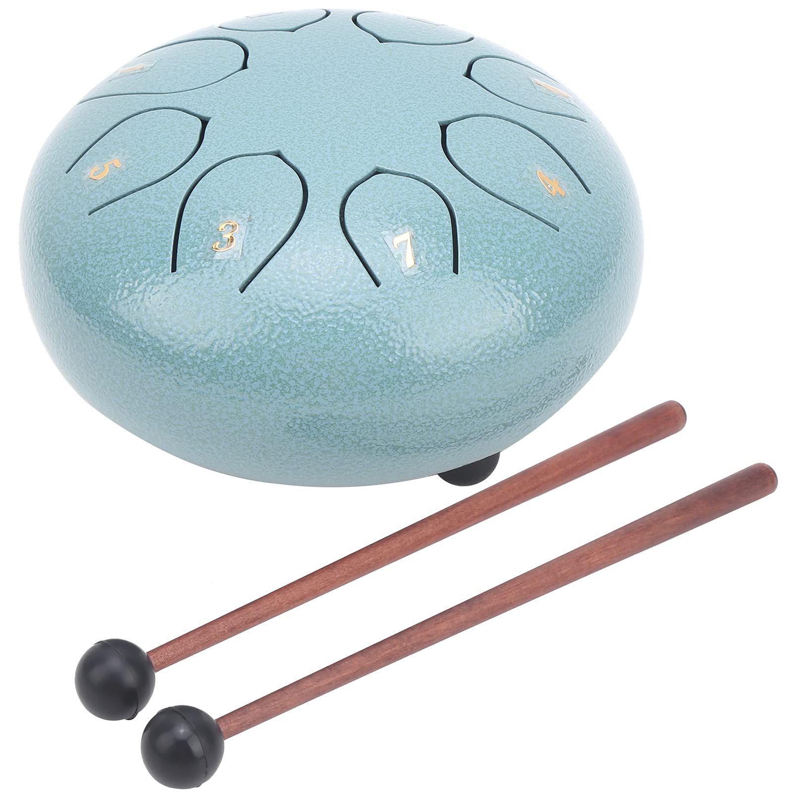 Fingerpicks Strumento a percussione, Lotus Hand Pan Drum Handpan Drum 6 pollici, strumento a percussione per concerti di intrattenimento per la formazione musicale