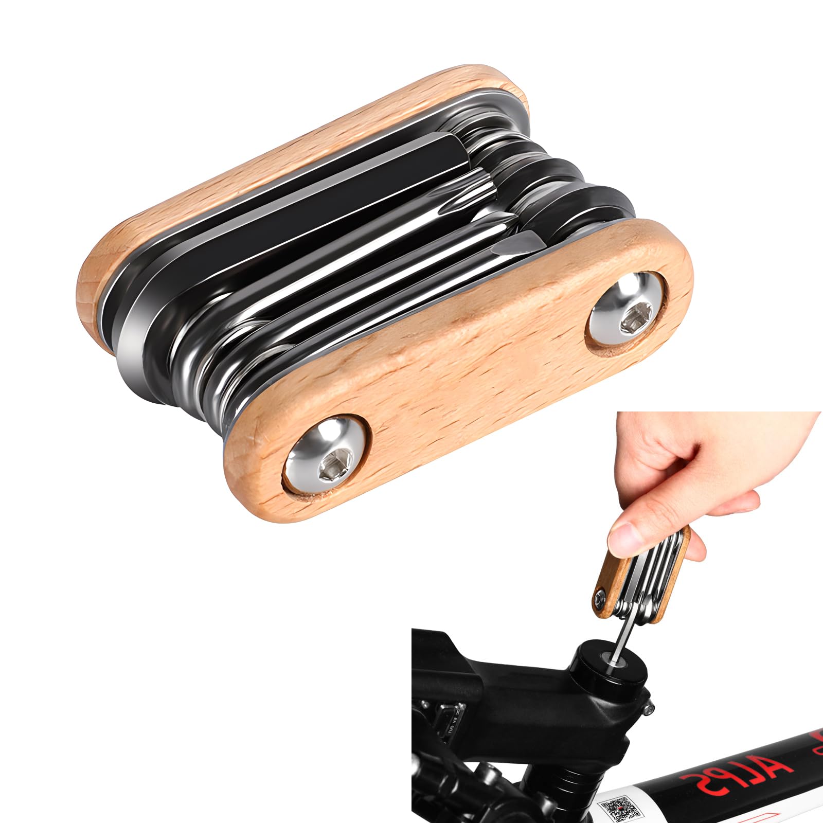 Amazon.co.jp: Doyeemei 自転車工具セット 自転車 携帯工具