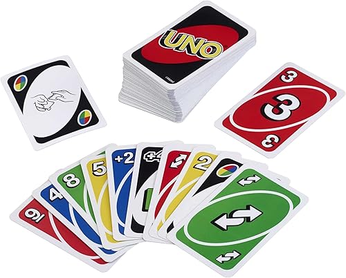 Miniatura 5 de Mattel Games Juego de cartas Uno para niños y familias en lata coleccionable con 112 tarjetas e instrucciones (idioma español no garantizado), es un