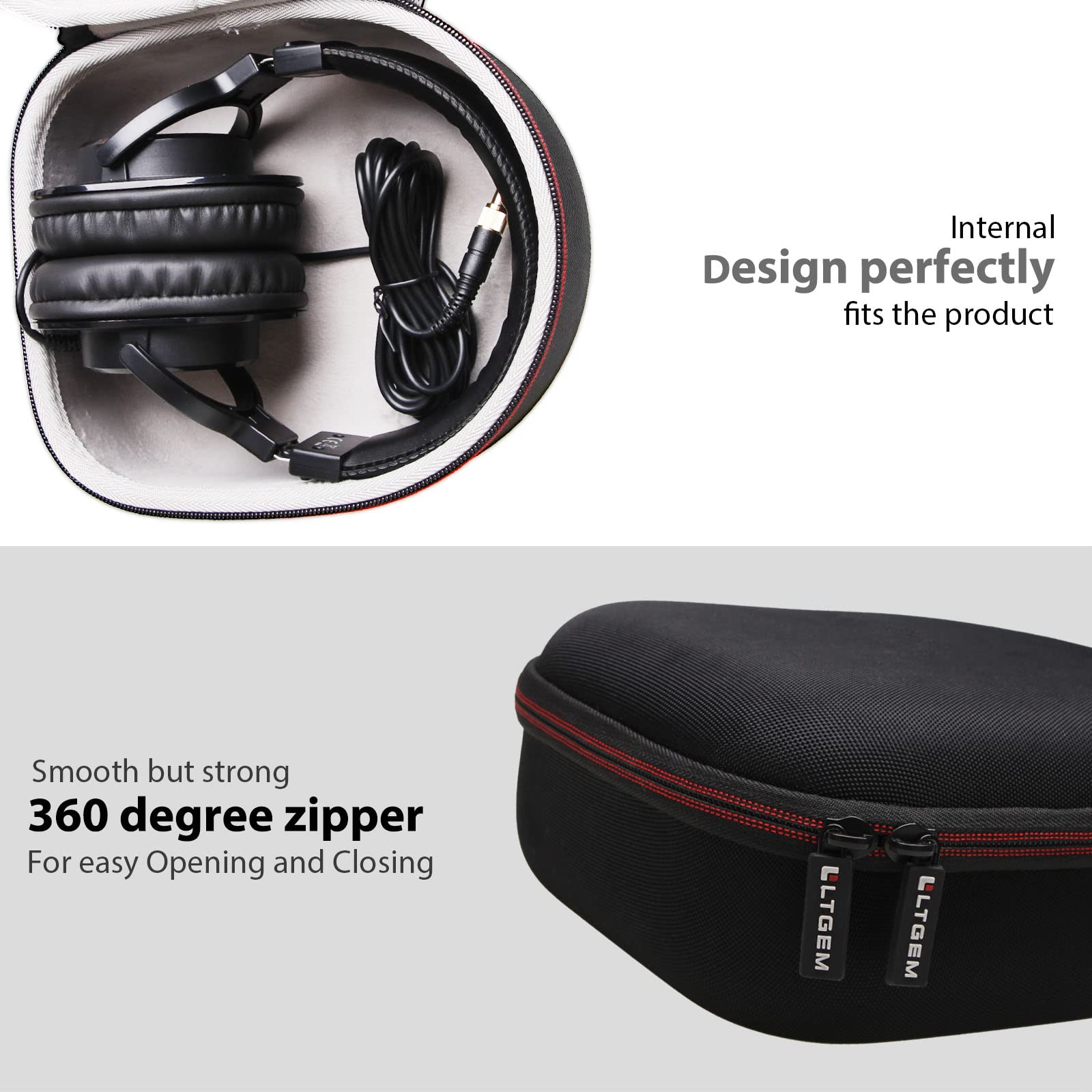 Amazon.com: Headphone Case for Audio-Technica ATH-M50xBT2/ATH-M40x
