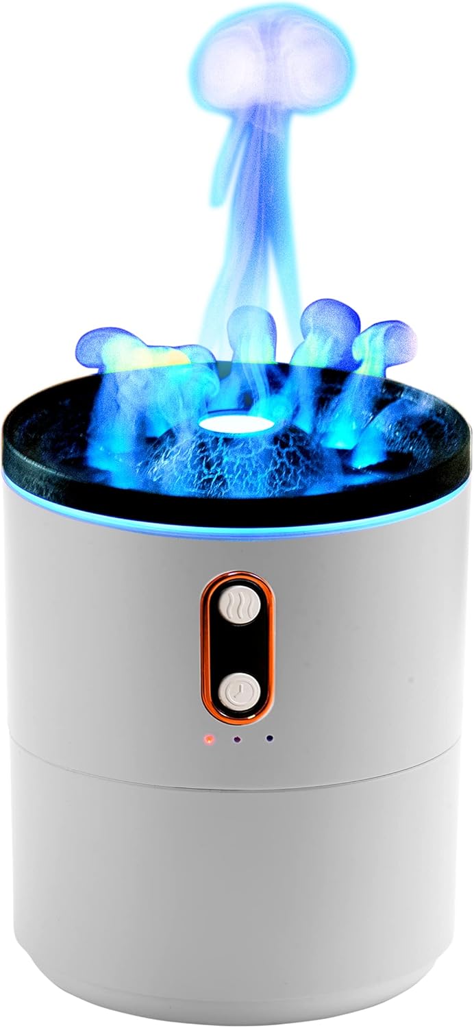 450ML Volcano Flame Air Fog Humidifier Cool Mist Small